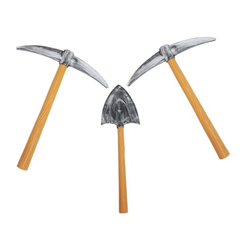 GALPADA Zwerg Kostüm Spitzhacke Schaufel Halloween Party Bühne Cosplay Requisite aus Robustem Schaumstoff für Karneval und Bühnenauftritte von GALPADA