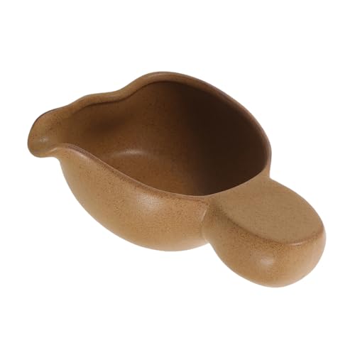 GALPADA kaffeetasse teelöffel Teeschale Teezeremonie Kleine Teetassen Kung-Fu-Teetasse aus Keramik chinesische traditionelle Teetassen Teebrühbecher Lose Blatt Tee Tasse Brown von GALPADA