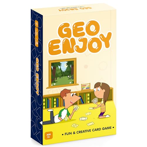 Geoenjoy Lernspiel für Kinder, kreativ, für Kinder, ohne Bildschirm, stimuliert die kognitive Intelligenz, ideal für ältere und Mädchen von 5 bis 12 Jahren und ältere Menschen Geoenjoy Lernspiel für Kinder, kreativ, für Kinder, ohne Bildschirm, stimuliert die kognitive Intelligenz, ideal für ältere und Mädchen von 5 bis 12 Jahren und ältere Menschen von GALYAR