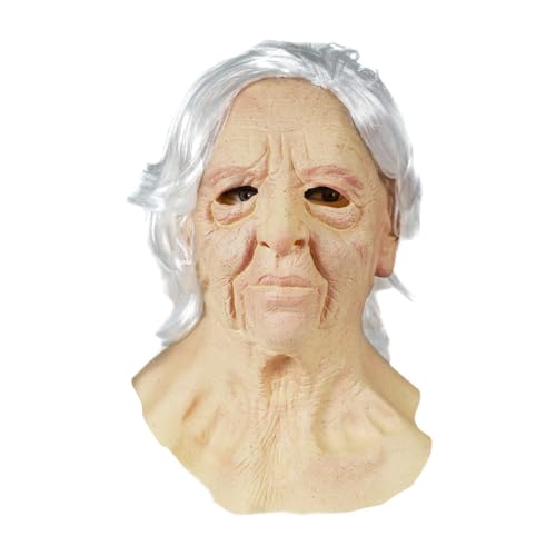 GALsor Menschliches Gesicht alter Kopf Latex Karneval Party Maske von GALsor