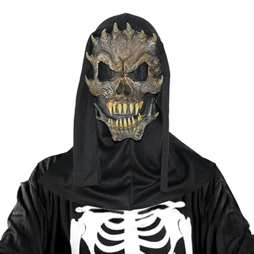 GALsor Soft Glue Shock Dressing White Skull Scar Face Mask von GALsor
