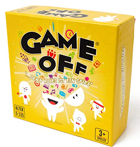 GAME OFF - denn Alles ist ein Spiel | Partyspiel Für Kinder Und Erwachsene | 3+ Spieler | Ab 5+ Jahren | 15+ Minuten | Deutsch von GAME OFF