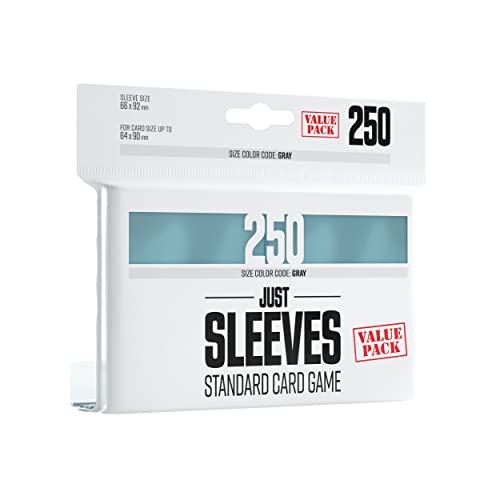 Gamegenic, Just Sleeves - Value Pack Clear, Size Color Code: Gray von Gamegenic