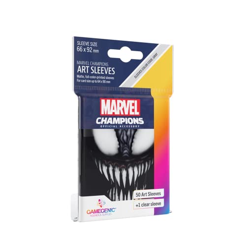 Gamegenic, Marvel Champions Sleeves - Venom, Sleeve color code: Gray von Gamegenic