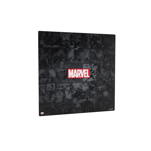 Gamegenic , Marvel Champions Game Mat XL - Marvel Black von Gamegenic