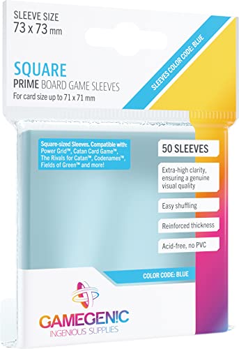 Gamegenic, Prime Square-Sized Sleeves, Sleeve Color Code: Blue von Gamegenic