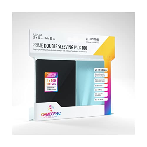 Gamegenic, Prime Double Sleeving Pack 100 von Gamegenic