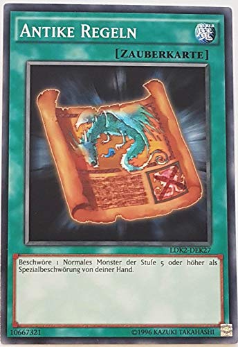 Antike Regeln Common LDK2-DEK27 - Legendary Decks 2 Karte mit GamersHeaven Cardboard Guard von GAMERSHEAVEN