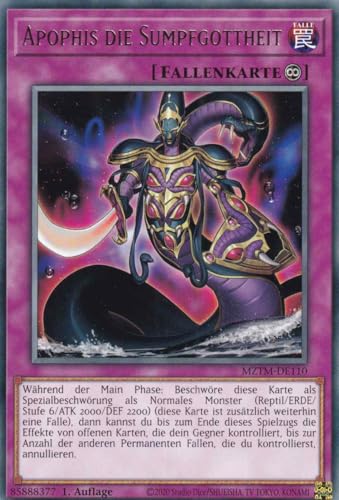 Apophis die Sumpfgottheit Rare MZTM-DE110 - Maze of The Master Karte - mit GamersHeaven Cardboard Guard Apophis die Sumpfgottheit Rare MZTM-DE110 - Maze of The Master Karte - mit GamersHeaven Cardboard Guard von GAMERSHEAVEN