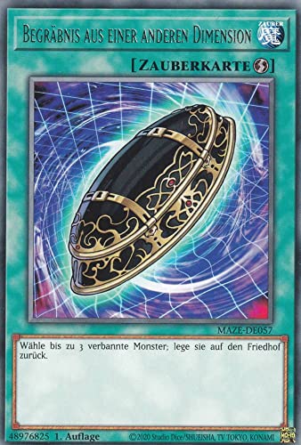 Begräbnis aus Einer Anderen Dimension Rare MAZE-DE057 - Maze of Memories - mit GamersHeaven Cardboard Guard von GAMERSHEAVEN
