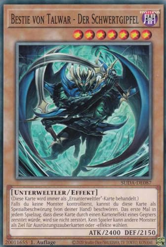 Bestie von Talwar - Der Schwertgipfel Common SUDA-DE087 - Supreme Darkness Karte - mit GamersHeaven Cardboard Guard von GAMERSHEAVEN