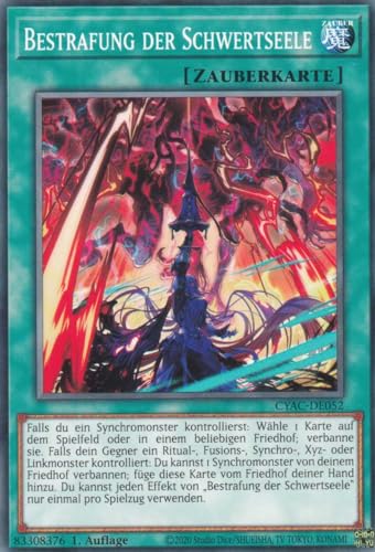 Bestrafung der Schwertseele Common CYAC-DE052 - Cyberstorm Access Karte - mit GamersHeaven Cardboard Guard Bestrafung der Schwertseele Common CYAC-DE052 - Cyberstorm Access Karte - mit GamersHeaven Cardboard Guard von GAMERSHEAVEN