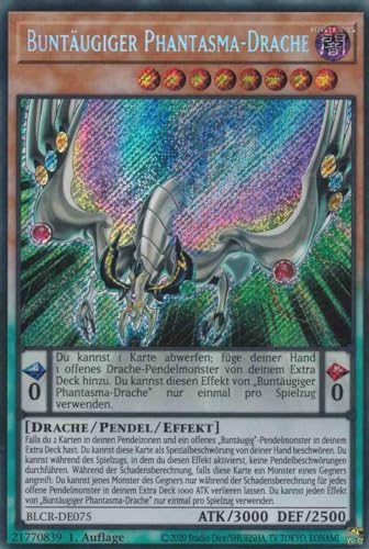 Buntäugiger Phantasma-Drache Secret Rare BLCR-DE075 - Battles of Legend Crystal Revenge - mit GamersHeaven Cardboard Guard Buntäugiger Phantasma-Drache Secret Rare BLCR-DE075 - Battles of Legend Crystal Revenge - mit GamersHeaven Cardboard Guard von GAMERSHEAVEN