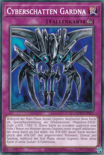 Cyberschatten Gardna Common LEDD-DEB21 - Legendary Dragon Decks Karte - mit GamersHeaven Cardboard Guard von GAMERSHEAVEN