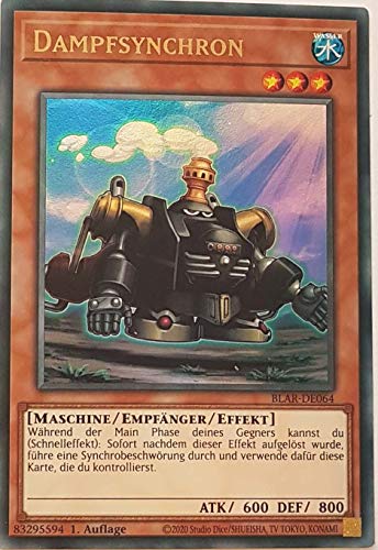 Dampfsynchron Ultra Rare BLAR-DE064 - Battles of Legend: Armageddon - mit GamersHeaven Cardboard Guard von GAMERSHEAVEN