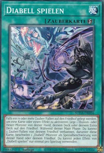 Diabell Spielen Common SUDA-DE056 - Supreme Darkness Karte - mit GamersHeaven Cardboard Guard von GAMERSHEAVEN