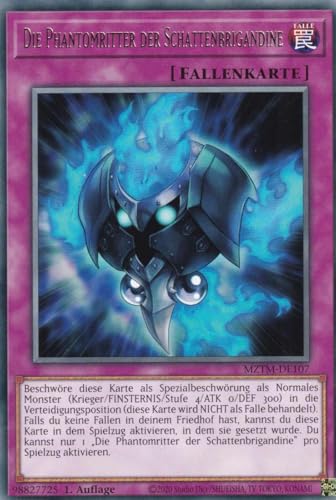 Die Phantomritter der Schattenbrigandine Rare MZTM-DE107 - Maze of The Master Karte - mit GamersHeaven Cardboard Guard von GAMERSHEAVEN
