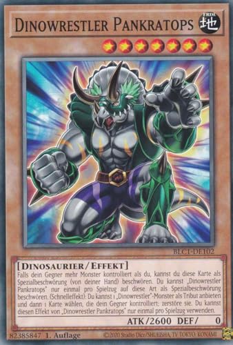 Dinowrestler Pankratops Common BLC1-DE102 - Battles of Legend Chapter 1 - mit GamersHeaven Cardboard Guard von GAMERSHEAVEN