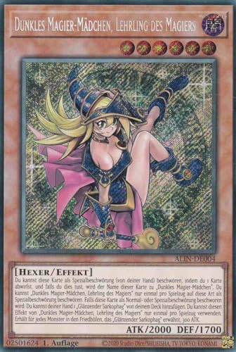 Dunkles Magier-Mädchen, Lehrling des Magiers Secret Rare ALIN-DE004 - Alliance Insight Karte - mit GamersHeaven Cardboard Guard Dunkles Magier-Mädchen, Lehrling des Magiers Secret Rare ALIN-DE004 - Alliance Insight Karte - mit GamersHeaven Cardboard Guard von GAMERSHEAVEN