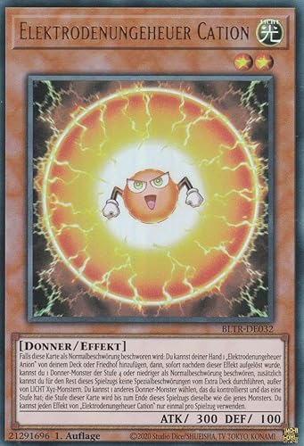 Elektrodenungeheuer Cation Ultra Rare BLTR-DE032 - Battles of Legend Terminal Revenge Karte - mit GamersHeaven Cardboard Guard von GAMERSHEAVEN