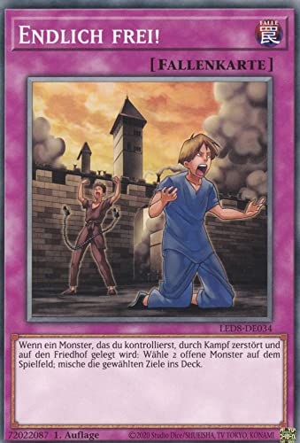 Endlich frei! Common LED8-DE034 - Legendary Duelists Synchro Storm Karte - mit GamersHeaven Cardboard Guard von GAMERSHEAVEN