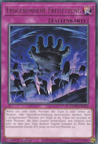 Erdgebundene Freisetzung Rare MZMI-DE022 - Maze of Millennia Karte - mit GamersHeaven Cardboard Guard von GAMERSHEAVEN