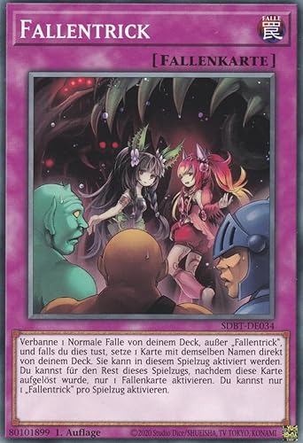 Fallentrick Common SDBT-DE034 - Beware of Traptrix - mit GamersHeaven Cardboard Guard von GAMERSHEAVEN