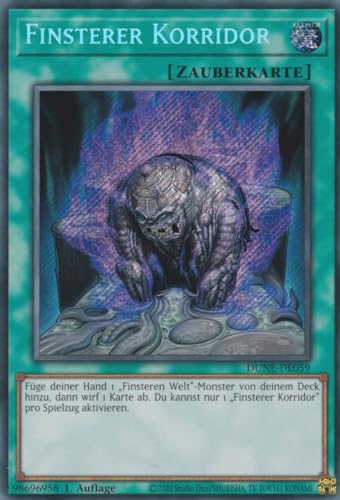 Finsterer Korridor Secret Rare DUNE-DE059 - Duelist Nexus - mit GamersHeaven Cardboard Guard Finsterer Korridor Secret Rare DUNE-DE059 - Duelist Nexus - mit GamersHeaven Cardboard Guard von GAMERSHEAVEN