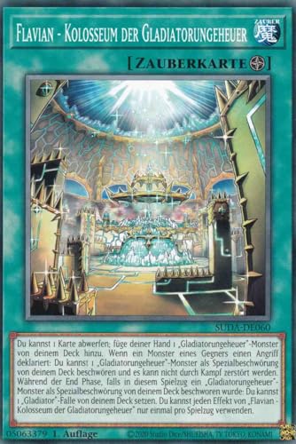 Flavian - Kolosseum der Gladiatorungeheuer Common SUDA-DE060 - Supreme Darkness Karte - mit GamersHeaven Cardboard Guard Flavian - Kolosseum der Gladiatorungeheuer Common SUDA-DE060 - Supreme Darkness Karte - mit GamersHeaven Cardboard Guard von GAMERSHEAVEN