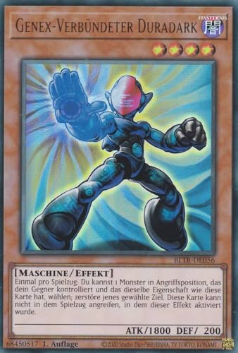 Genex-Verbündeter Duradark Ultra Rare BLTR-DE056 - Battles of Legend Terminal Revenge Karte - mit GamersHeaven Cardboard Guard von GAMERSHEAVEN