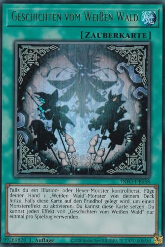 Geschichten vom Weißen Wald Ultra Rare INFO-DE058 - The Infinite Forbidden Karte - mit GamersHeaven Cardboard Guard von GAMERSHEAVEN