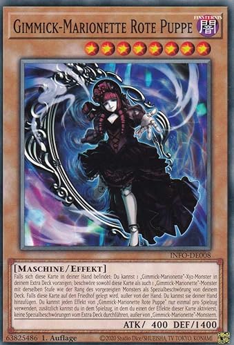 Gimmick-Marionette Rote Puppe Common INFO-DE008 - The Infinite Forbidden Karte - mit GamersHeaven Cardboard Guard Gimmick-Marionette Rote Puppe Common INFO-DE008 - The Infinite Forbidden Karte - mit GamersHeaven Cardboard Guard von GAMERSHEAVEN