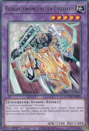Gladiatorungeheuer Essedarii Rare MZTM-DE085 - Maze of The Master Karte - mit GamersHeaven Cardboard Guard von GAMERSHEAVEN