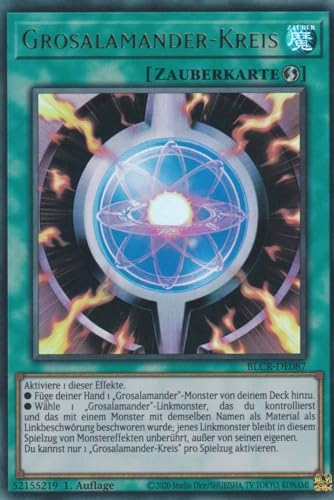 Grosalamander-Kreis Ultra Rare BLCR-DE087 - Battles of Legend Crystal Revenge - mit GamersHeaven Cardboard Guard von GAMERSHEAVEN