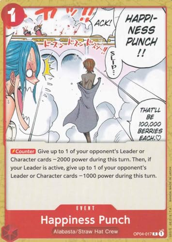 Happiness Punch Common OP04-017 Normal Art. Kingdoms of Intrigue - One Piece Karte EN - GamersHeaven von GAMERSHEAVEN