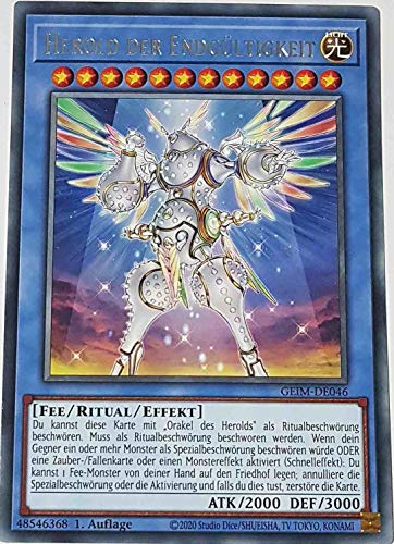 Herold der Endgültigkeit Rare GEIM-DE046 - Genesis Impact Karte - mit GamersHeaven Cardboard Guard von GAMERSHEAVEN