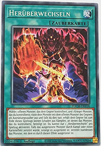 Herüberwechseln Rare TOCH-DE018 - Toon Chaos Karte - mit GamersHeaven Cardboard Guard von GAMERSHEAVEN