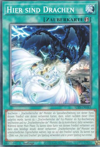 Hier sind Drachen Common ALIN-DE061 - Alliance Insight Karte - mit GamersHeaven Cardboard Guard von GAMERSHEAVEN