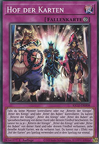 Hof der Karten Super Rare KICO-DE008 - King's Court - mit GamersHeaven Cardboard Guard von GAMERSHEAVEN