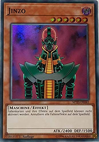 Jinzo Super Rare MYFI-DE041 - Mystic Fighters - mit GamersHeaven Cardboard Guard von GAMERSHEAVEN