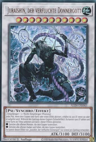 Juraishin, der verfluchte Donnergott Ultra Rare ALIN-DE043 - Alliance Insight Karte - mit GamersHeaven Cardboard Guard Juraishin, der verfluchte Donnergott Ultra Rare ALIN-DE043 - Alliance Insight Karte - mit GamersHeaven Cardboard Guard von GAMERSHEAVEN