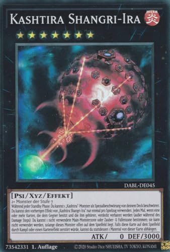 Kashtira Shangri-Ira Super Rare DABL-DE045 - Darkwing Blast - mit GamersHeaven Cardboard Guard von GAMERSHEAVEN