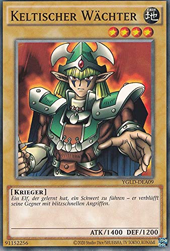 Keltischer Wächter Common YGLD-DEA09 - Yugis Legendary Decks - King of Games - mit GamersHeaven Cardboard Guard von GAMERSHEAVEN