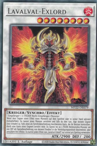 Lavalval-Exlord Rare MP22-DE079 - Tin of The Pharaoh’s Gods - mit GamersHeaven Cardboard Guard von GAMERSHEAVEN