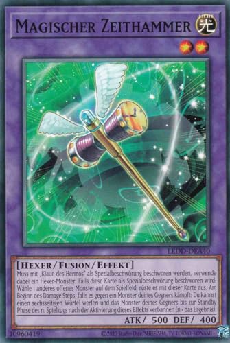 Magischer Zeithammer Common LEDD-DEA40 - Legendary Dragon Decks Karte - mit GamersHeaven Cardboard Guard von GAMERSHEAVEN