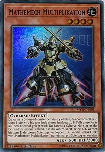 Mathemech Multiplikation Super Rare MYFI-DE005 - Mystic Fighters - mit GamersHeaven Cardboard Guard von GAMERSHEAVEN