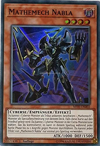 Mathemech Nabla Super Rare MYFI-DE002 - Mystic Fighters - mit GamersHeaven Cardboard Guard von GAMERSHEAVEN