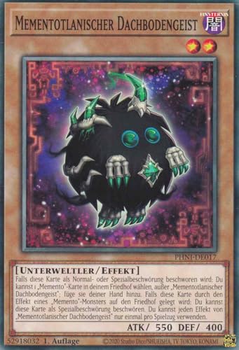 Mementotlanischer Dachbodengeist Common PHNI-DE017 - Phantom Nightmare - mit GamersHeaven Cardboard Guard Mementotlanischer Dachbodengeist Common PHNI-DE017 - Phantom Nightmare - mit GamersHeaven Cardboard Guard von GAMERSHEAVEN