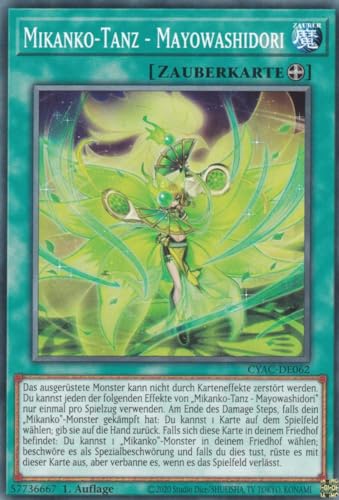Mikanko-Tanz - Mayowashidori Common CYAC-DE062 - Cyberstorm Access Karte - mit GamersHeaven Cardboard Guard von GAMERSHEAVEN