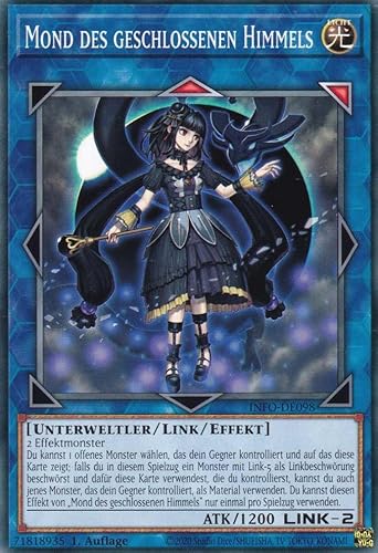 Mond des geschlossenen Himmels Common INFO-DE098 - The Infinite Forbidden Karte - mit GamersHeaven Cardboard Guard von GAMERSHEAVEN